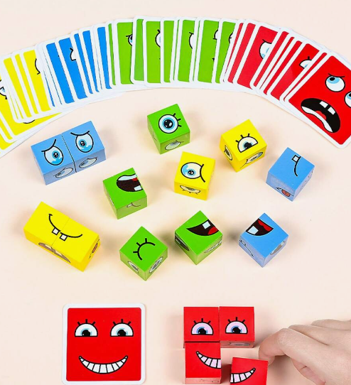 JUEGO CAMBIA CARA EXPRESIONES PEQUEÑO MONTESSORI