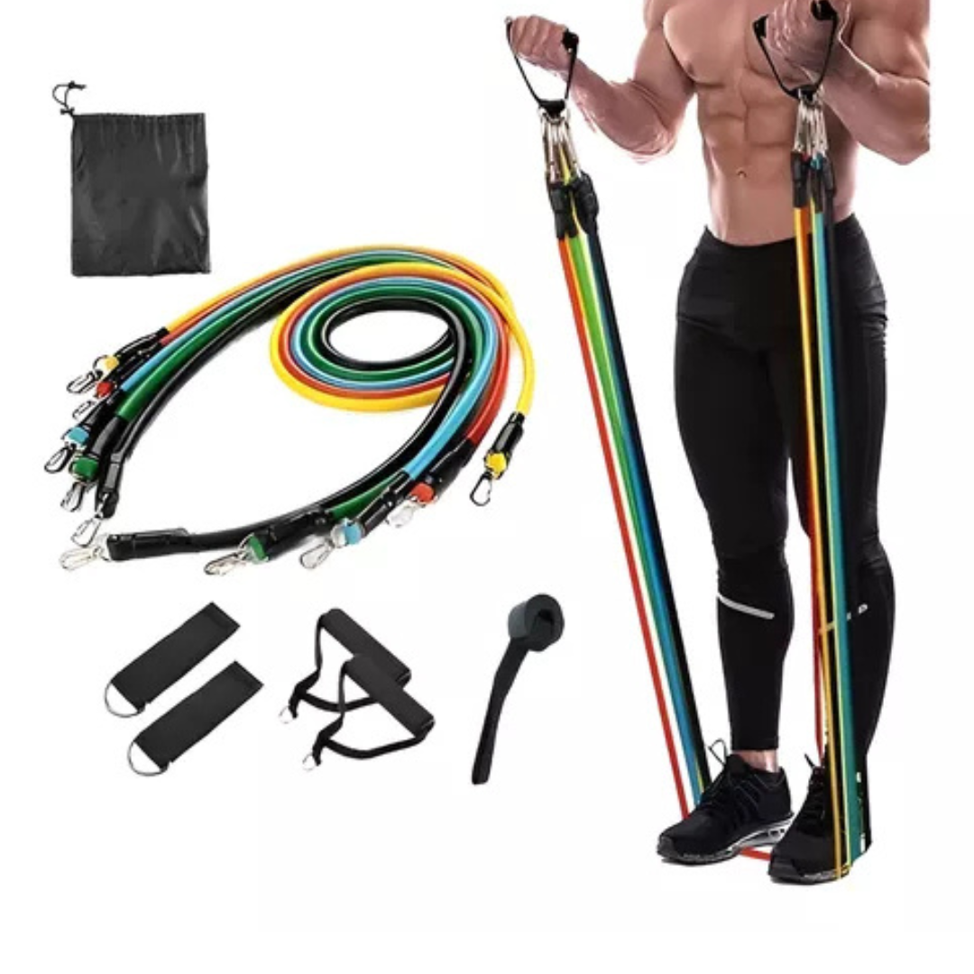 KIT BANDAS ELASTICAS DE RESISTENCIA GYM