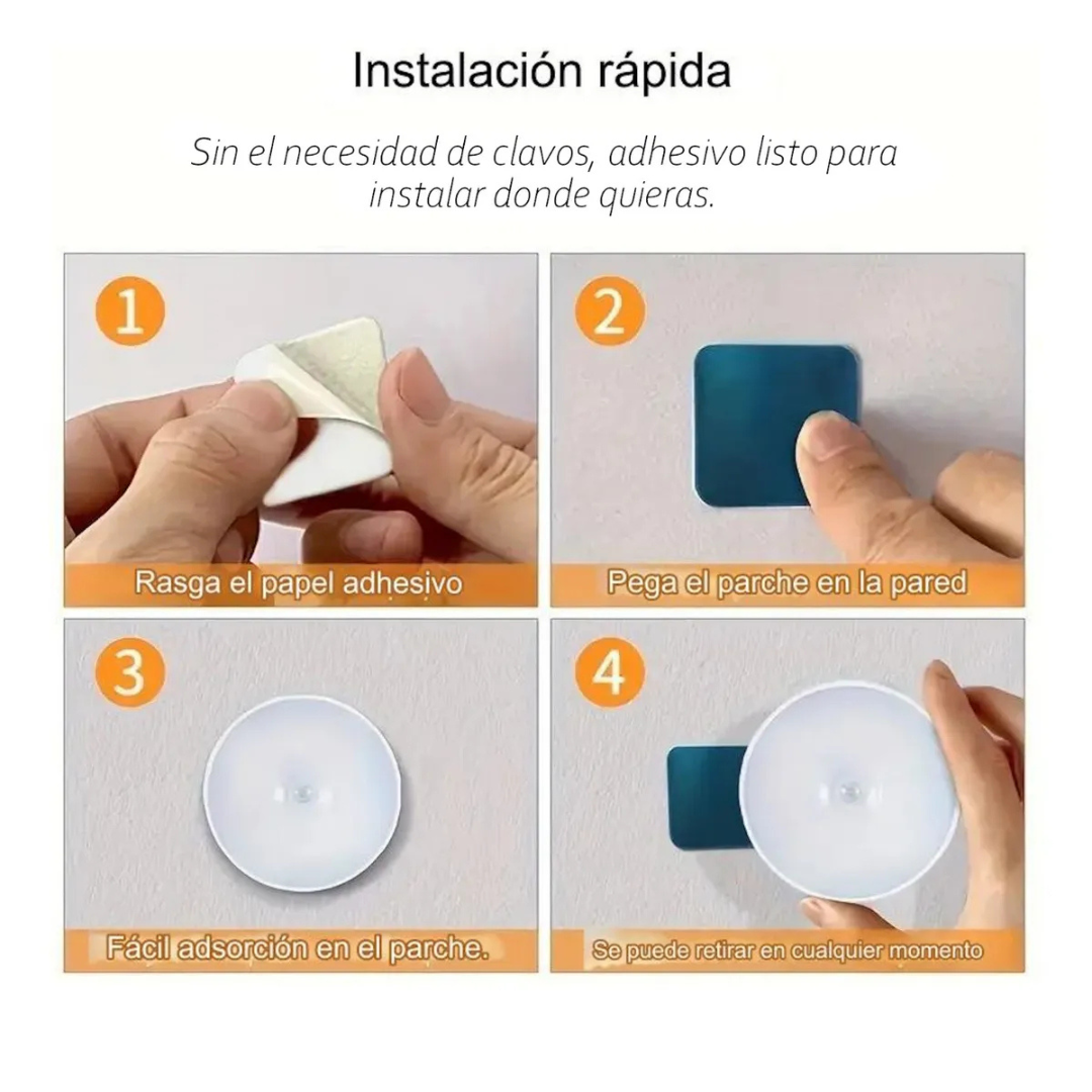 LAMPARA LED RECARGABLE SENSOR DE MOVIMENTO