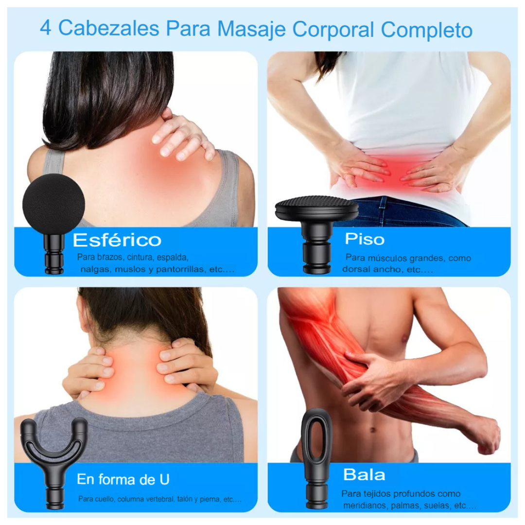 PISTOLA MASAJEADORA CURVA