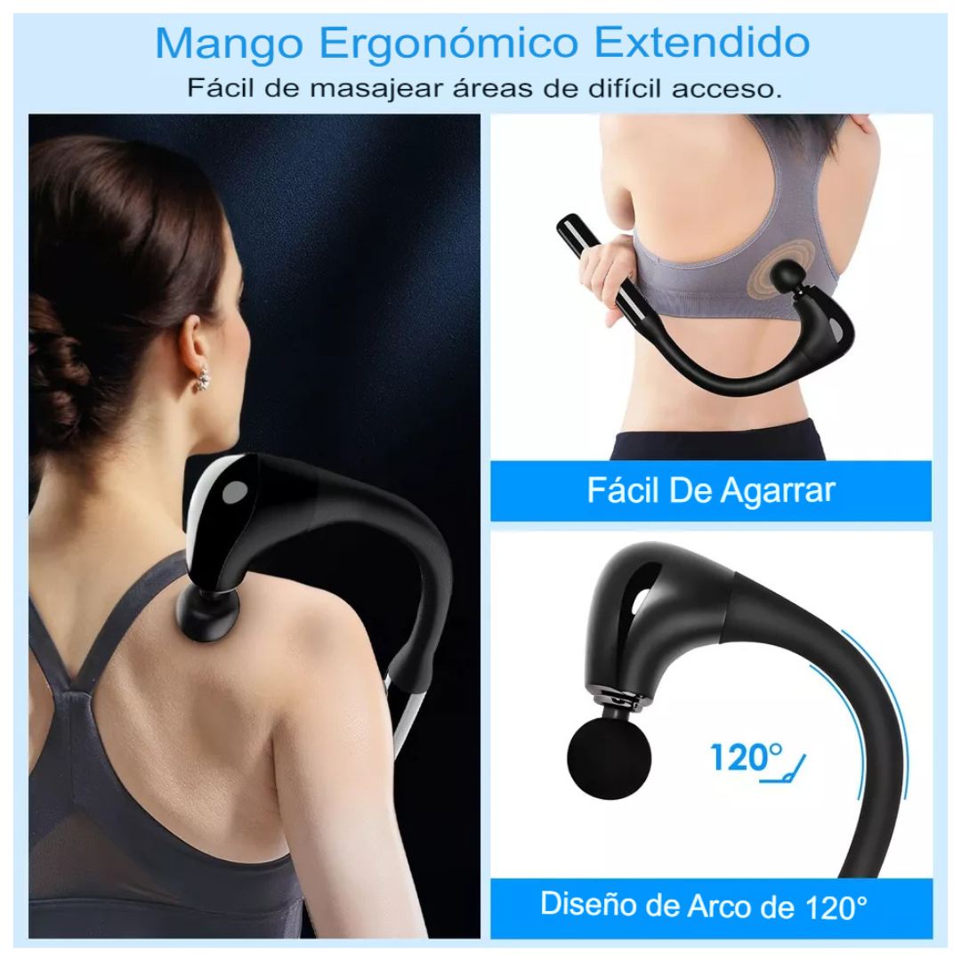 PISTOLA MASAJEADORA CURVA