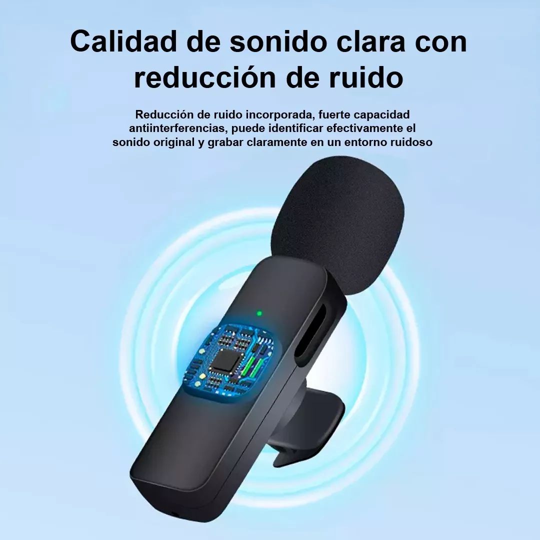 MICROFONO INALAMBRICO SOLAPA USB TIPO C