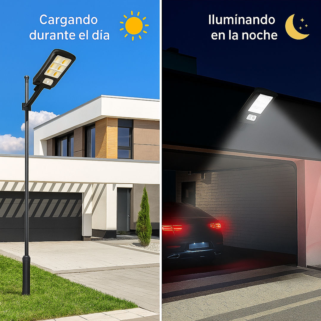 PACK 3 LAMPARAS LED SOLAR IPS 67