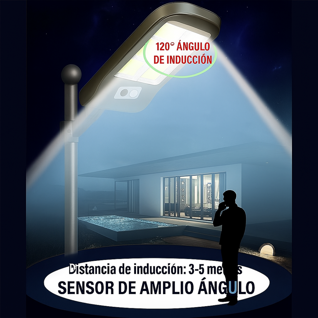 PACK 3 LAMPARAS LED SOLAR IPS 67