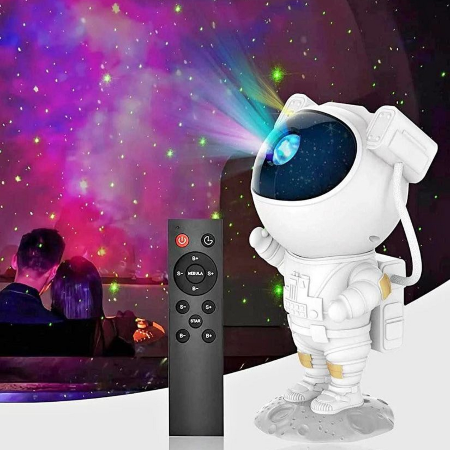 PROYECTOR GALAXIA LAMPARA LED ASTRONAUTA