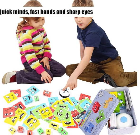 JUEGO CAMBIA CARA EXPRESIONES CON TIMBRE MONTESSORI
