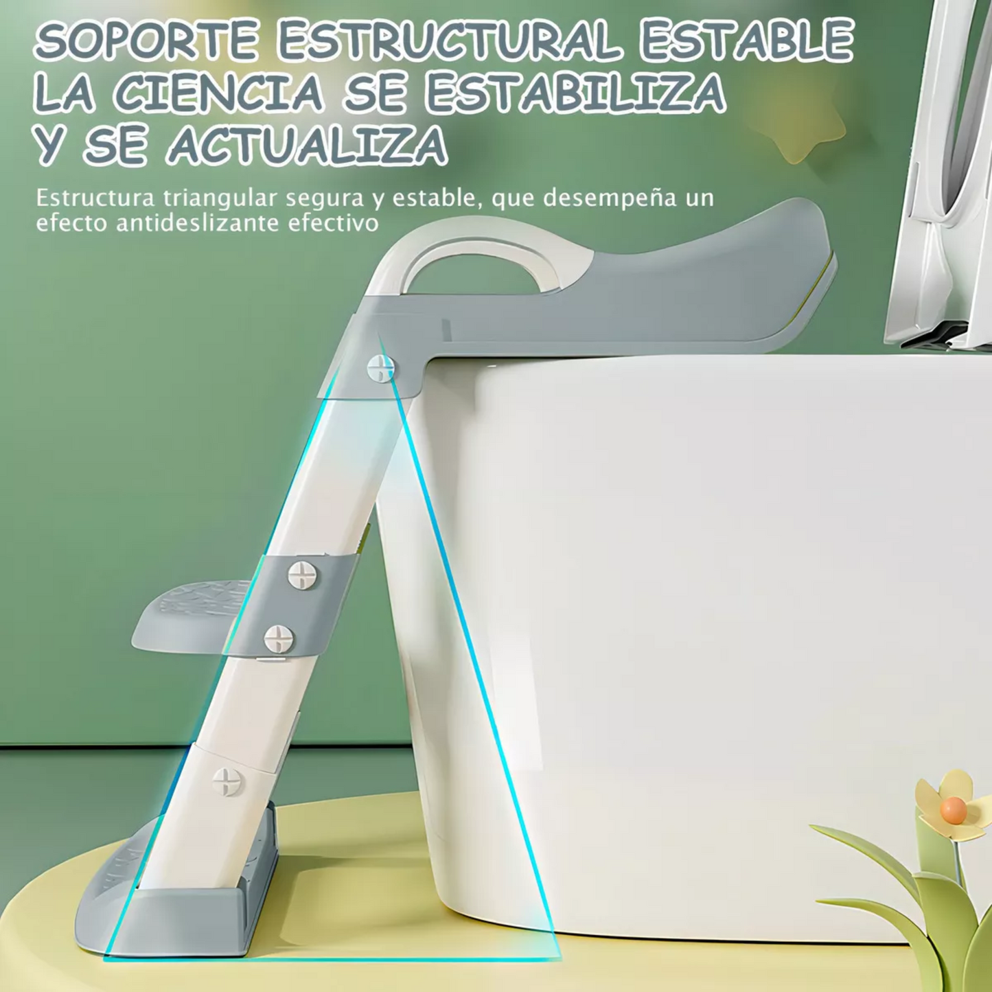 ASIENTO ADAPTADOR ESCALERA INODORO