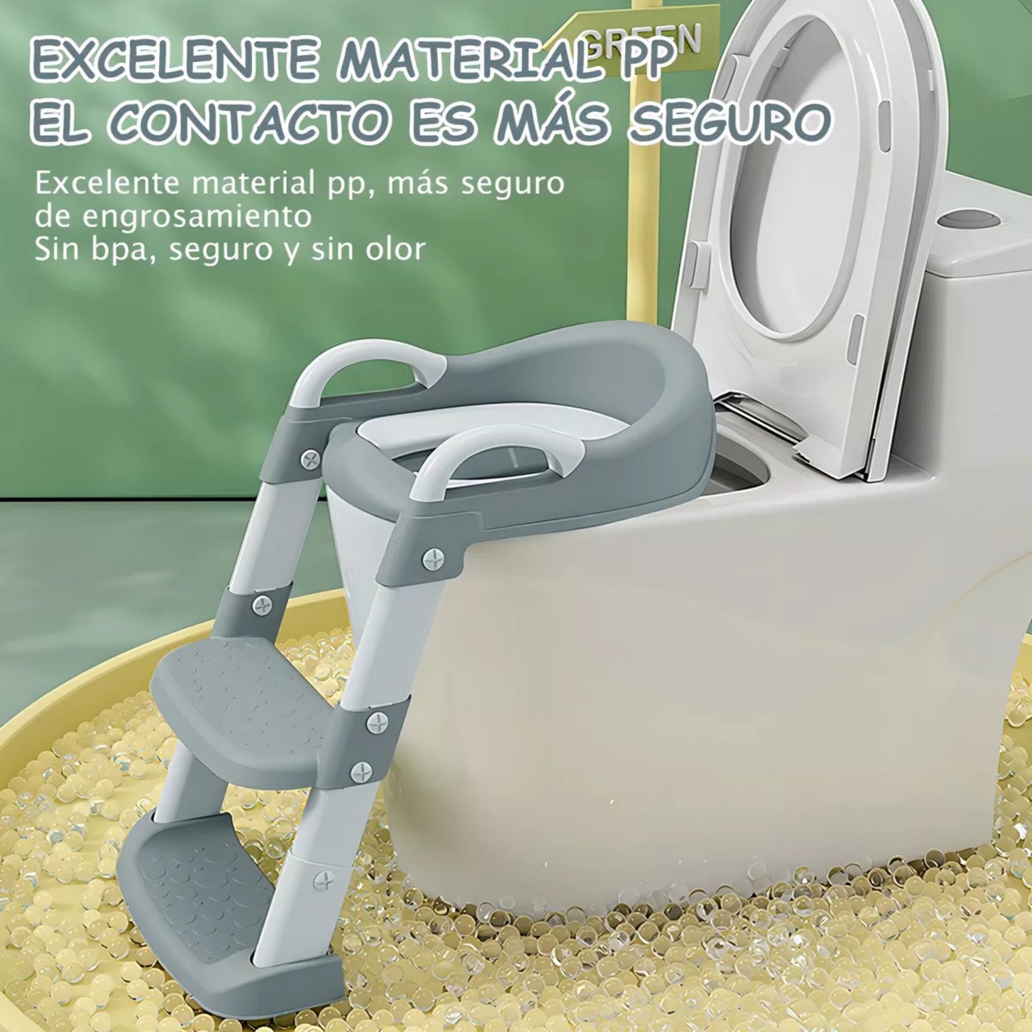 ASIENTO ADAPTADOR ESCALERA INODORO