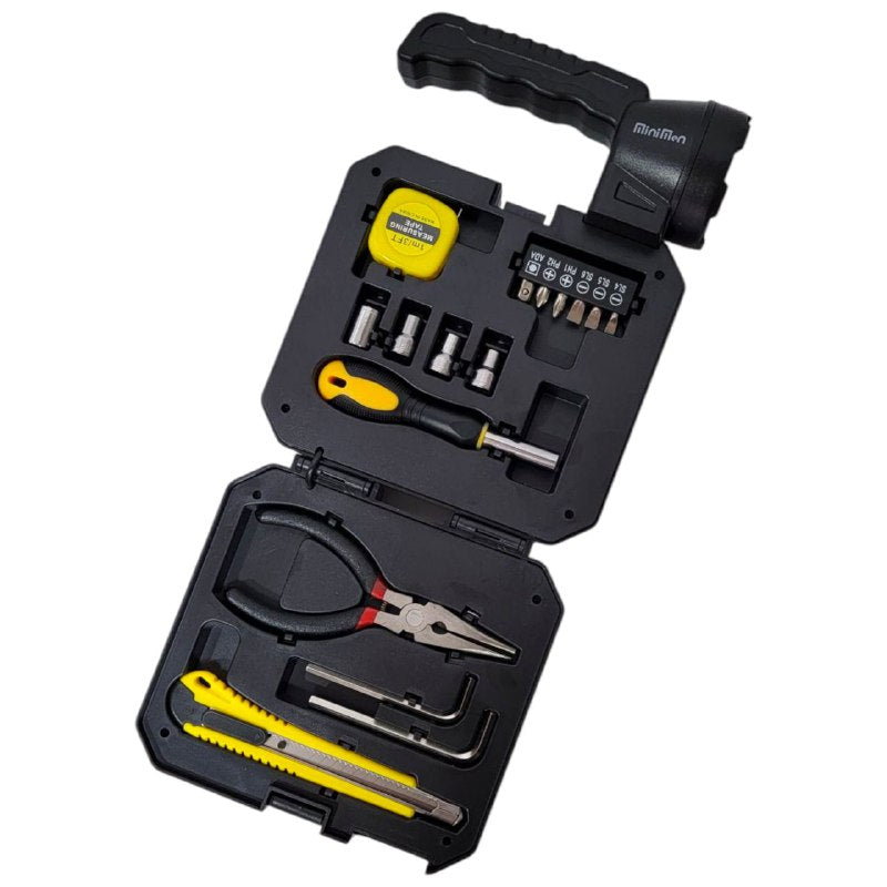 LINTERNA CARGA SOLAR KIT HERRAMIENTAS