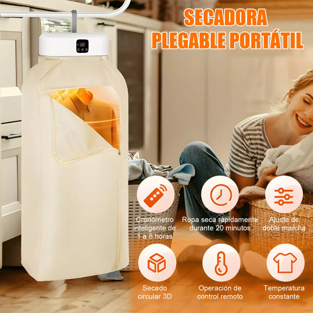 SECADORA PORTATIL PLEGABLE PARA ROPA