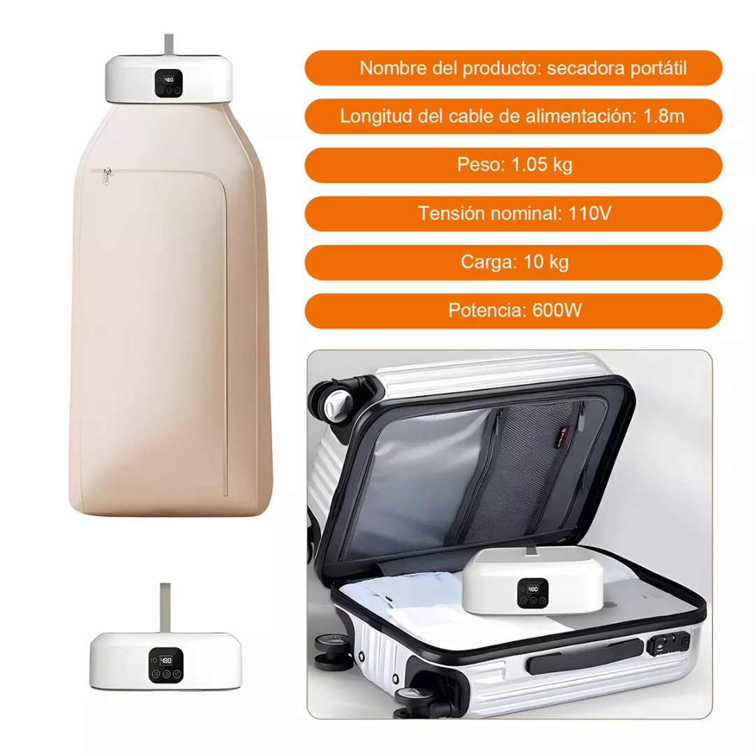 SECADORA PORTATIL PLEGABLE PARA ROPA