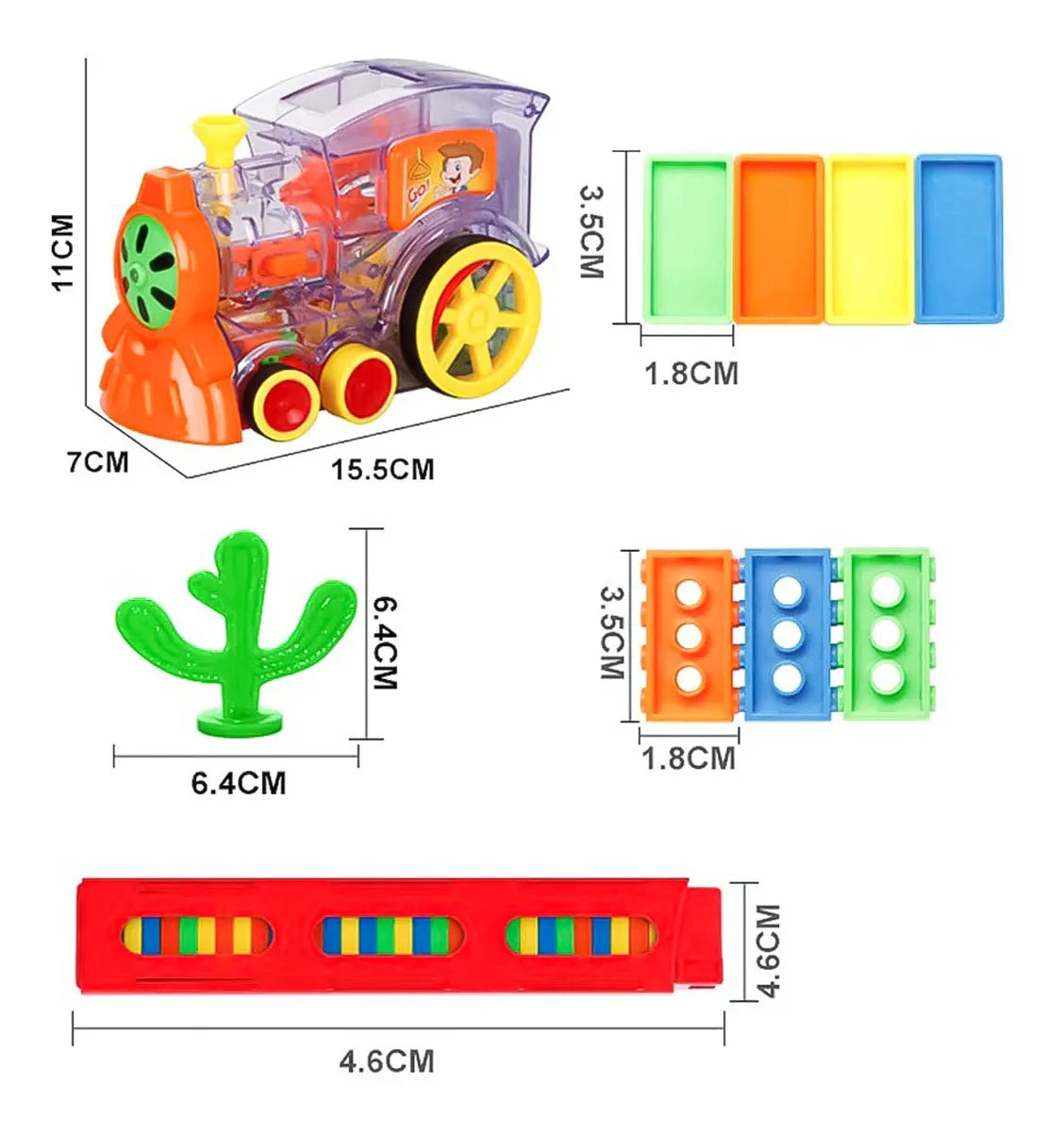 TREN DOMINO CON LUCES Y SONIDO