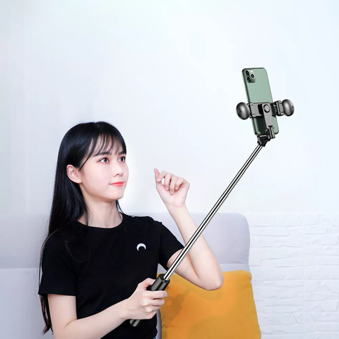 TRIPODE SOPORTE SELFIE STICK R9 LUZ LED