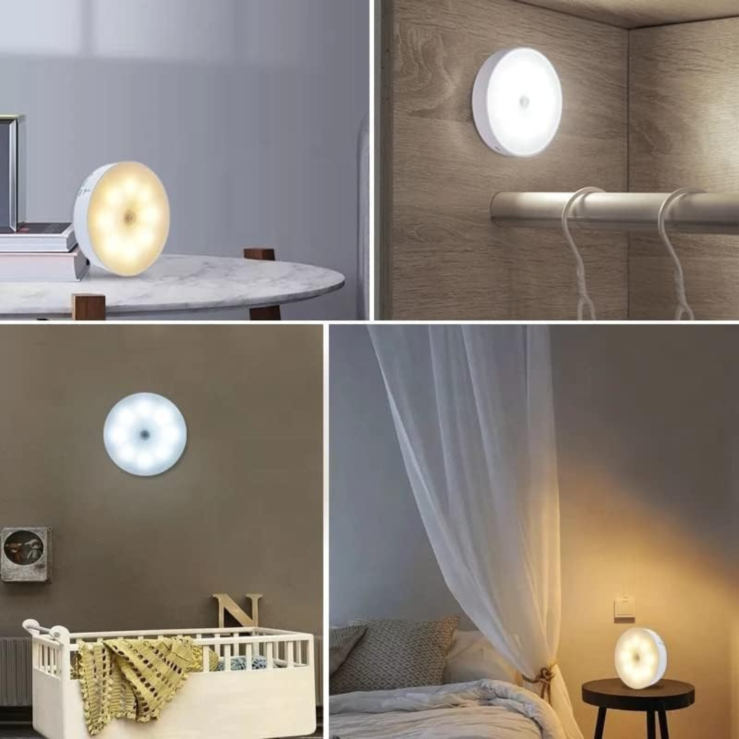 LAMPARA LED RECARGABLE SENSOR DE MOVIMENTO