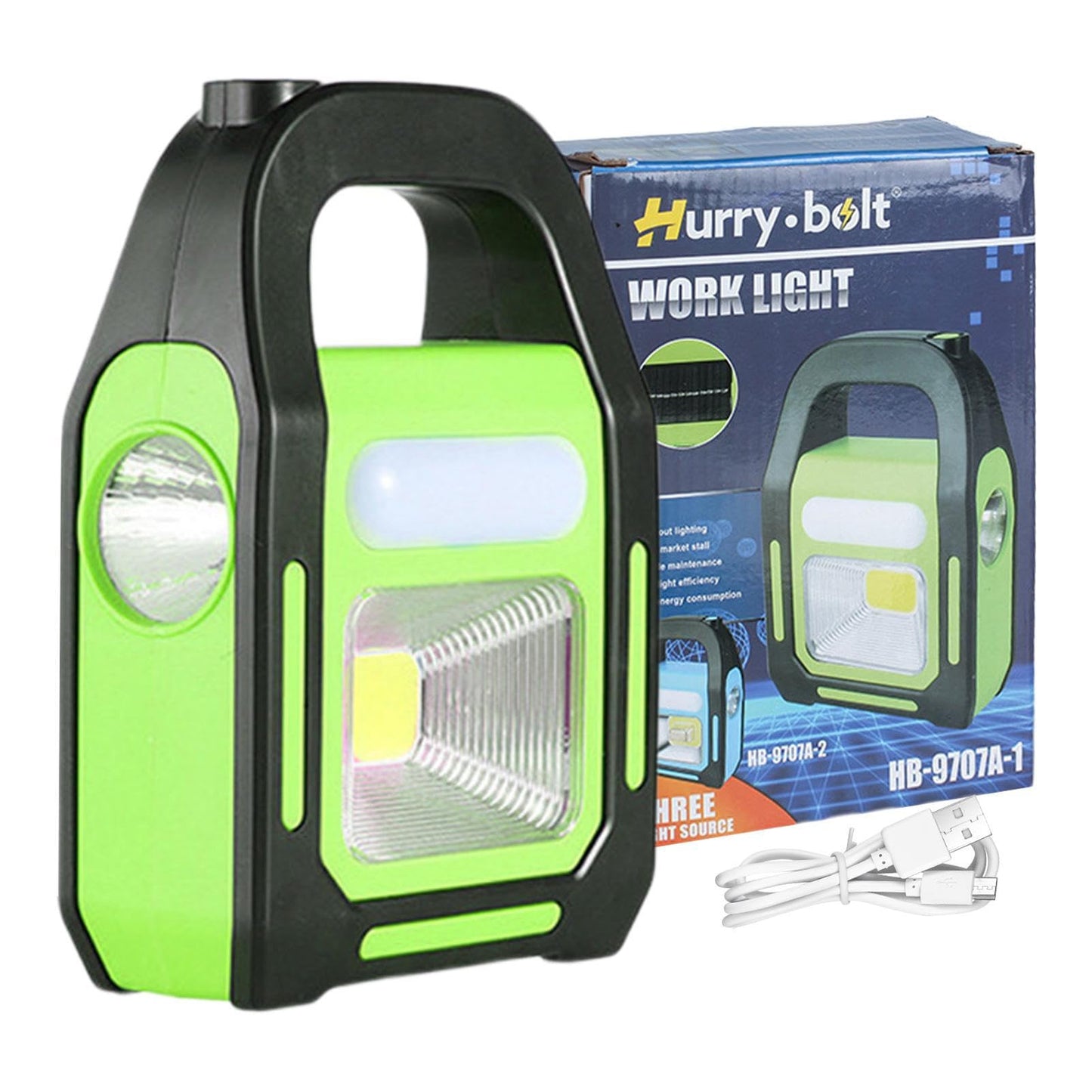 LINTERNA LED SOLAR 3 EN 1 USB RECARGABLE